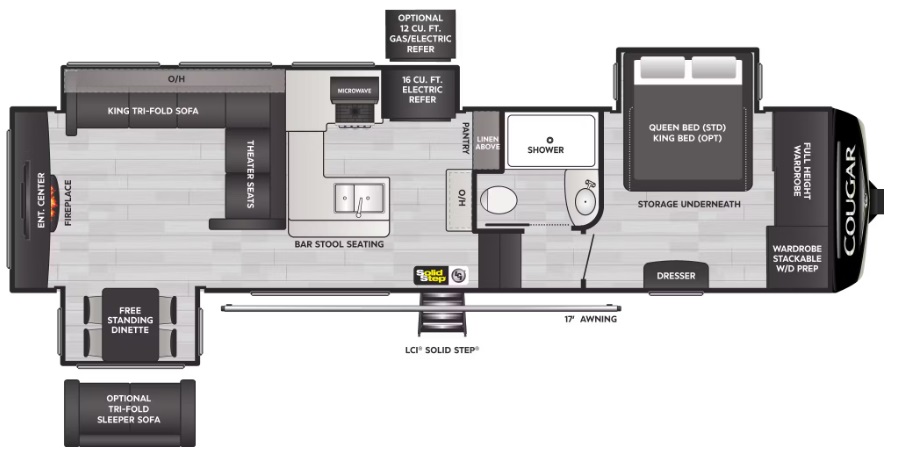 2023 KEYSTONE COUGAR 320RDS